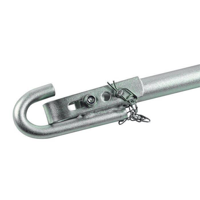 Barre De Remorquage Pro 3 Tonnes - Longueur 2 M, Amortisseur De Chocs, Homologuée TÜV
