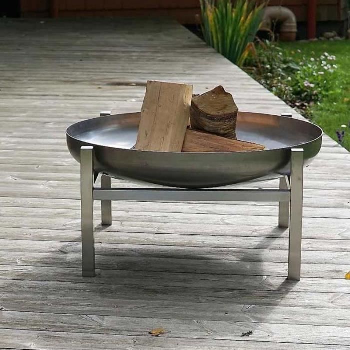 Foyer Table Combustion Triple Sans Fumée Granulés Brasero De Table Portable - Combustion Triple Sans Fumée - Pour Granulés & Bois - 25x18cm Brasero Sans Fumée Granulés