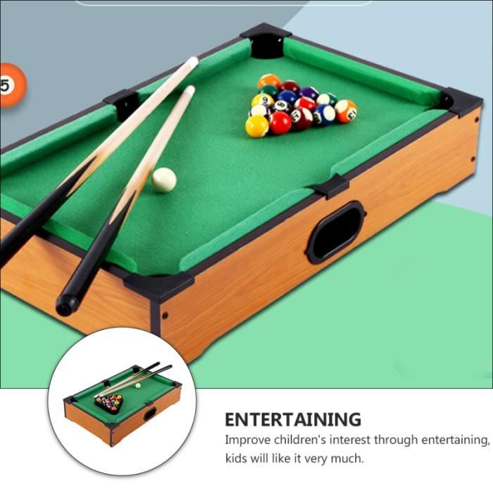 Table de billard de qualité supérieure pour le sport en intérieur, mini table de billard pour adultes et enfants, jouet de famille, jeu amusant