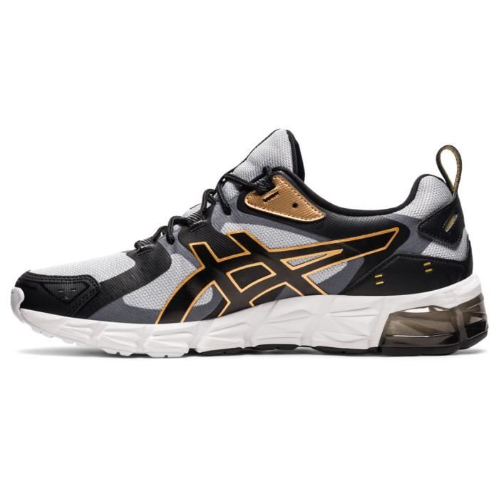 Chaussures de lifestyle Asics Gel Quantum 180 ASICS Homme Gris clair noir Synthetique Lacets Gris clair noir Cdiscount Chaussures