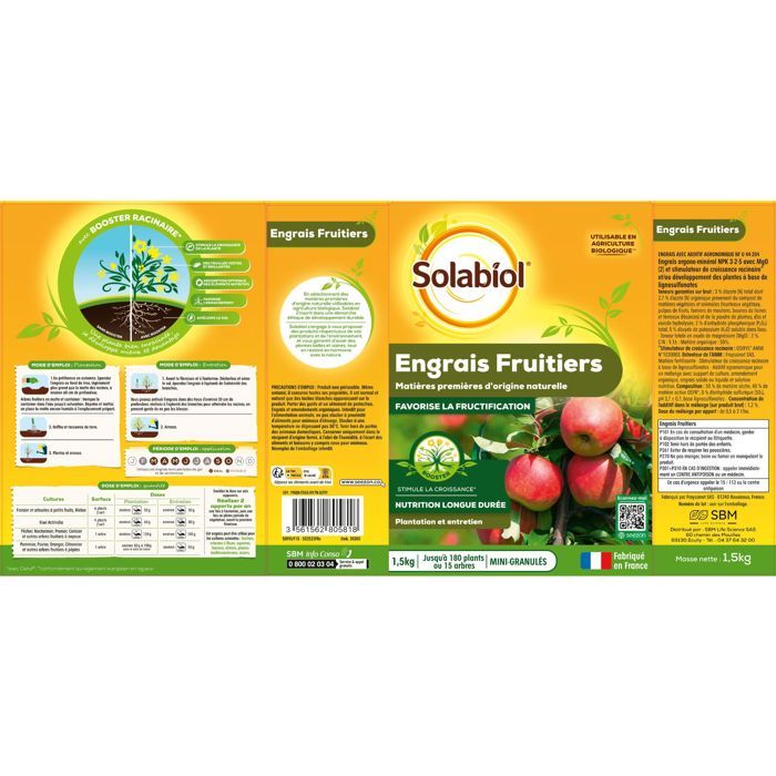 Engrais Rosiers & Arbustes à fleurs Doypack 500g - ECLOZ - Gamm vert
