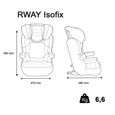 Siège auto rehausseur enfant RWAY easyfix groupe 2-3 (15-36kg), évolutif avec protection latérale -  Mickey-2