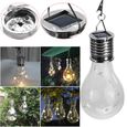 Imperméable à l'eau solaire rotatif extérieur jardin Camping suspendu LED ampoule de lampe YE - Return 4974-2