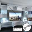 BELINI - Unité Murale TV NEX 1-0-W-W-0-0-PP I Ensemble Muebles de Salon Complet LED I blanc très brillant-2