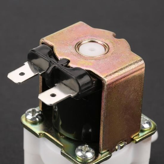 Vanne D'eau, 1pc DC 12v électrovannes électriques En Plastique à Connexion Rapide Adaptateur De Jardin Séparateur Normalement Fermé Pour Système Pur D'osmose Inverse RO