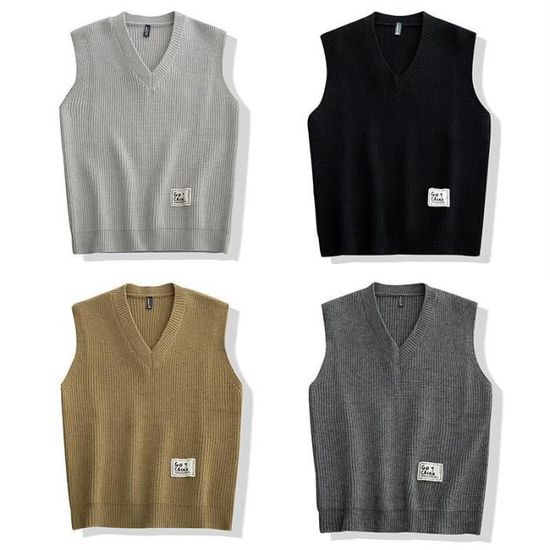 Pulls Homme Grande Taille Col V