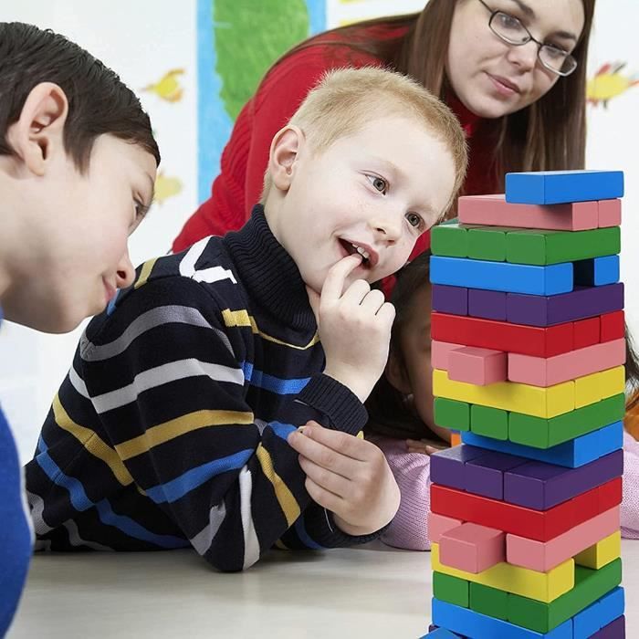 Jeu de construction village en bois - Farces gadgets