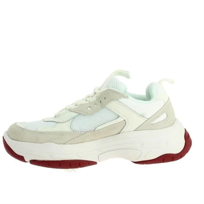Baskets mode femme Calvin Klein Jeans Maya Blanc Talon