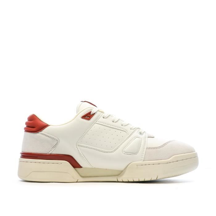 Baskets Blanche Rouge Homme Sergio Tacchini Milano Blanc Cdiscount Chaussures