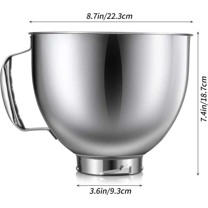 Entonnoir Pour Bol Robot KitchenAid En Acier Inoxydable - Accessoire De Remplissage Pratico-Pratique