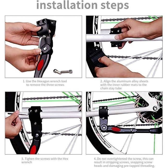 Bequille Velo reglable pour 22 28 Pouces Accessoires de velo pour VTT rockrider Velo de Route Velo Pliant Velo pour Enfants Cdiscount Sport