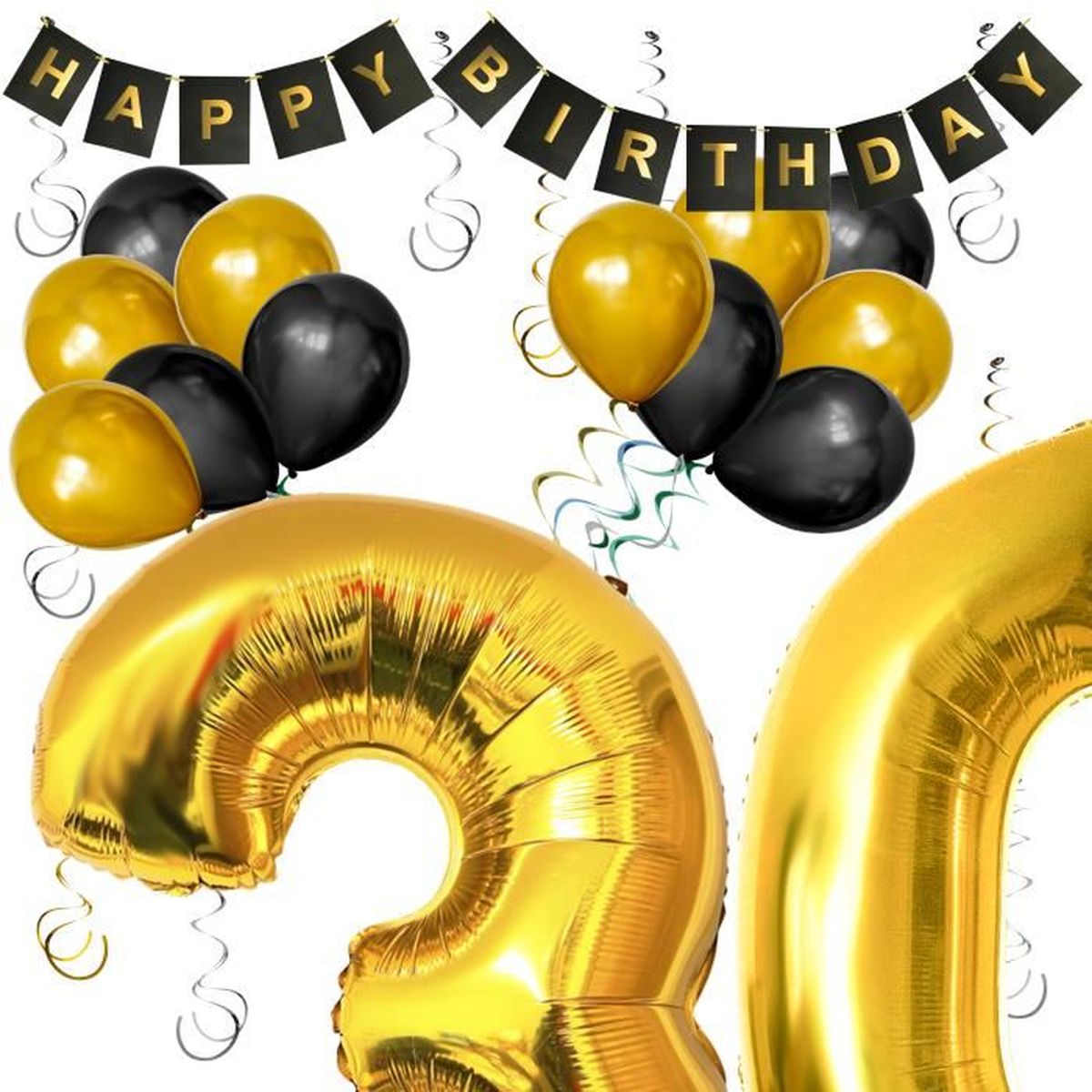 Belle Vous Lot De Decorations D Anniversaire 30 Ans Avec Ballons Et Banniere Happy Birthday Bouteilles De Champagne Gonflables Achat Vente Ballon Decoratif Cdiscount Belle Vous Lot De Decorations D Anniversaire 30 Ans Avec Ballons Et Banniere Happy Birthday Bouteilles De Champagne Gonflables Achat Vente Ballon Decoratif Cdiscount