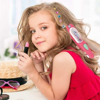 Machine à Tresser Cheveux Fille Avec Strass - Kit Perles Diamants, Coiffure Créative, Cadeau 5-12 Ans - 14