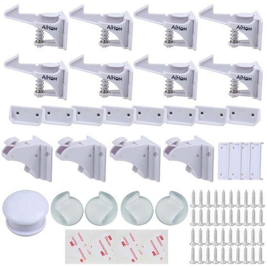 Combine Bloque Tiroir Securite Bloque Porte Placard Enfant Verrouillage Bebe Serrures Verrous Magnetique Loquets De Securite Cdiscount Puericulture Eveil Bebe