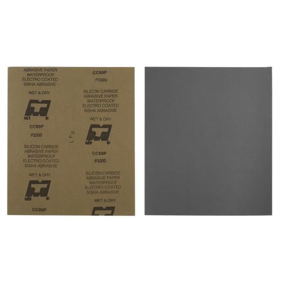 42X Wet /& Dry papier sablé abrasif feuilles de sable rectangle ponceuse