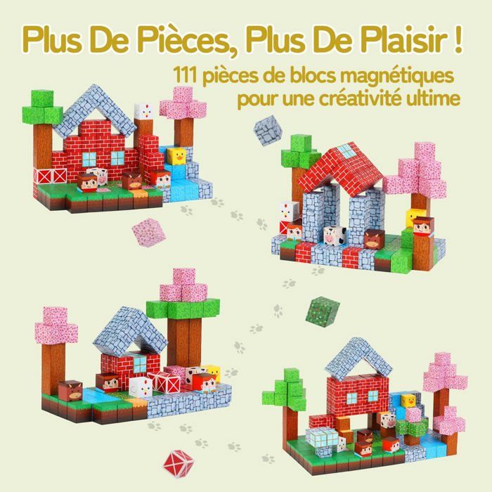 Gryxpox Blocs magnétiques, tuiles aimantées avec Monde aventureux | Jouets STEM sensoriels, Pour enfants de 3 à 8 ans, Cadeau d'anniversaire idéal, Pour garçons et filles Gryxpox Blocs magnétiques, tuiles aimantées avec Monde aventureux | Jouets STEM sensoriels, Pour enfants de 3 à 8 ans, Cadeau d'anniversaire idéal, Pour garçons et filles