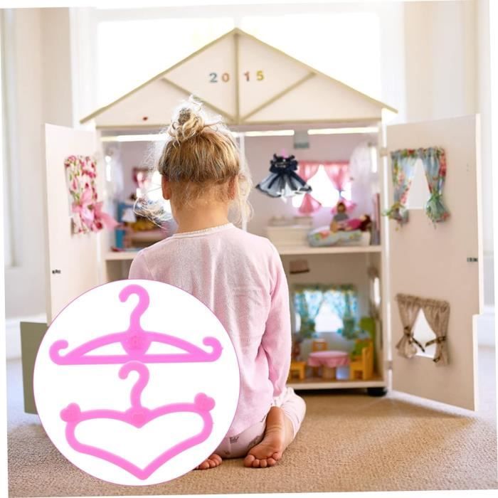 40 Pieces Cintre De Poupee Cintre En Plastique Cintres Pour Bebe Mini Porte Vetements Poupees Tringle Cintre Pour Pantalon C u7779 Cdiscount Maison