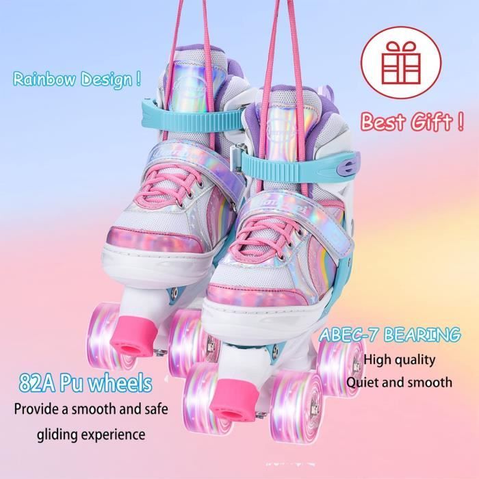 Patin a best sale roulette fille reglable