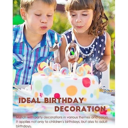 Bougie de gâteau joyeux anniversaire petit ours, décoration de fête pour enfants, bébé garçons et filles, animal, ofe spéciale  15