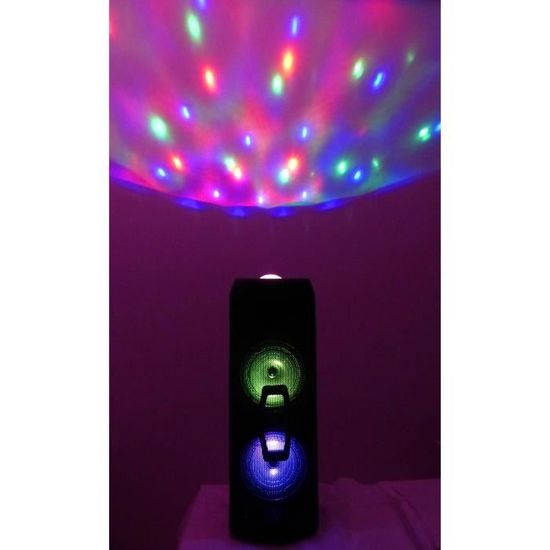 INOVALLEY KA02 BOWL- Enceinte lumineuse Bluetooth 400W - Fonction Karaoké -  Boule kaléidoscope LED multicolore - Port USB, Micro-SD - Cdiscount TV Son  Photo