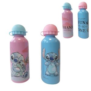 Gourde Aluminium Stitch 755ml - Bouteille Réutilisable Style Disney