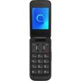 Téléphone à clapet Alcatel 2053D - Noir - Double sim, Appareil Photo 1.3 Mpx, Radio FM, Bluetooth-0