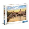 Puzzle 1500 pièces - Rome - CLEMENTONI - Dimensions 84,3 x 59,2 cm - Images captivantes et matériaux résistants-0