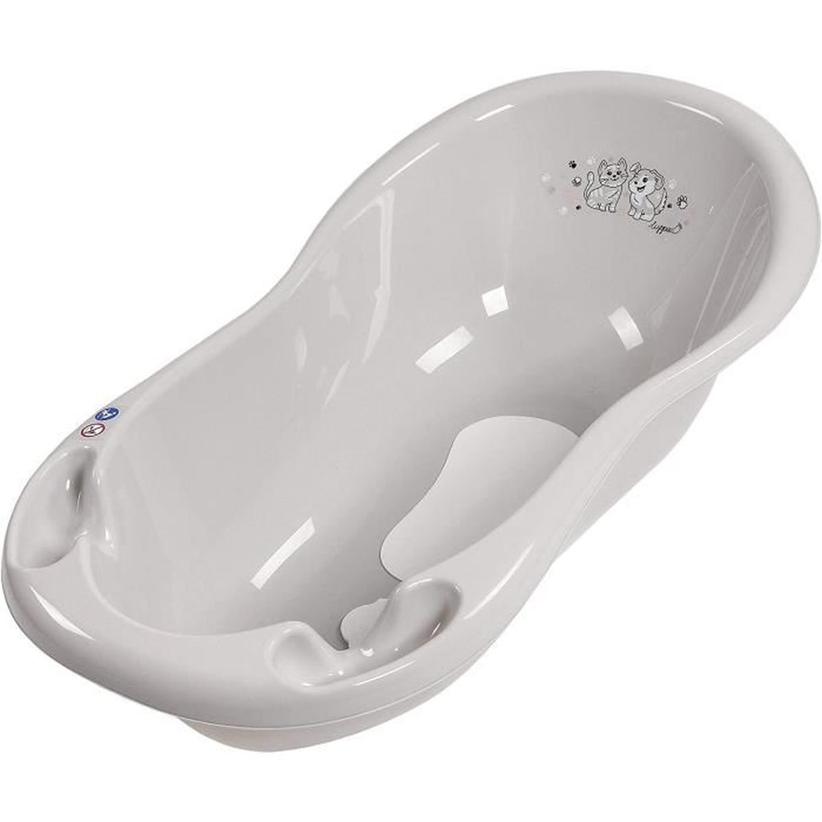 Luppee Baignoire Pour Bebe Baignoire Bebe Sur Pied Chien Et Chat 100 Cm Gris Blanc Achat Vente Baignoire 2008005058819 Cdiscount