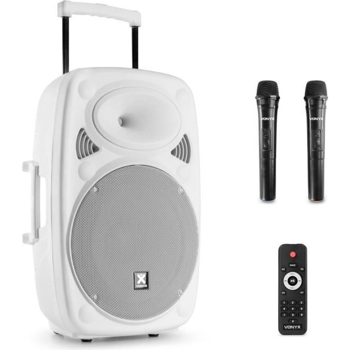 Haut Parleur Bluetooth Karaoke Plus Micro Noir -SpaceNet Tunisie
