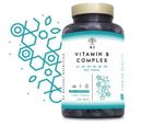 N2 Natural Nutrition Vitamine B Complex. Vitamine B12, acide folique B9, biotine B7, B6, B5. 150 capsules. Végan.