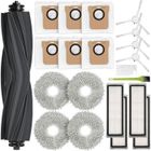 ALFOYU Accessoires pour Dreame L10s Ultra/ L10 Ultra, Pièces de Rechange pour Xiaomi X10+ avec 1 Brosse Principale, 6 Sac d'Aspirateur ect