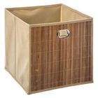 5 FIVE SIMPLY SMART 5five - panier 31x31cm "mix n' modul" latte bambou
