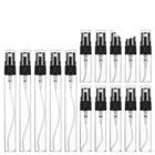 ZHUODIKE 15pcs Vaporisateur Parfum Vide Rechargeable Mini Bouteille Spray Verre pour Échantillon de Parfums, Vaporisateurs Cosmétiques