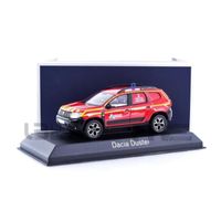 Voiture Miniature de Collection - NOREV 1/43 - DACIA Duster Pompiers VLCdG 62 - 2020 - Red / Yellow - 509051