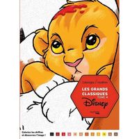 Coloriages mystères - Les Grands classiques Disney Tome 4