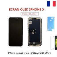 ECRAN OLED VITRE TACTILE SUR CHASSIS IPHONE X INCELL