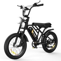 Vélo électrique HITWAY 20" - E-Bike 7 vitesses - Batterie amovible 48V,18Ah - Autonomie 55KM-80KM - Noir