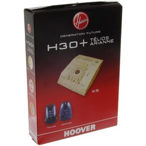 Pack de 5 Véritable Hoover Arianne Sacs D'aspirateur H30 carton 09178286