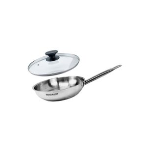 Sauteuse en fonte naturelle avec couvercle | Skeppshult