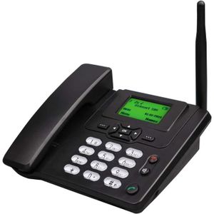 Téléphone fixe Téléphone De Bureau avec Fente pour Carte SIM - Té