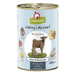 BOITES - PATÉES Lieblings Mahlzeit S repas de Nourriture Préférée veau - Lapin, pack de 6-nbspx 400-nbspg) - 183802