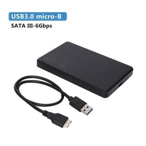 BOITIER POUR COMPOSANT Adaptateur de disque dur SATA vers USB 2.5 3.0 de 