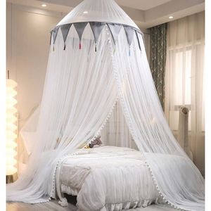 blanc crème grande tente à suspendre pour lit double/simple Moustiquaire blanche pour auvent de lit couverture de 12 m idéale pour la maison ou les vacances 