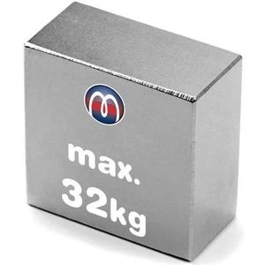 2 en néodyme power super Aimant Boîte rectangulaire 12x12x12 mm n45 9,0 kg glaspinnwand