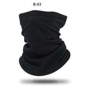 BONNET - CAGOULE B-03 Taille unique Cagoule thermique en polaire pour hommes et femmes, cache cou, bandeau, demi visage, temps