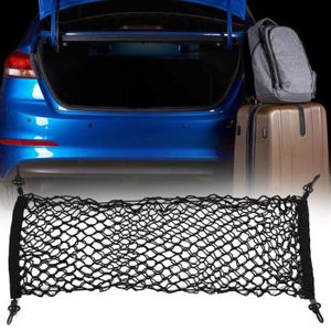 HugeAuto Filet de rangement universel pour coffre de voiture 23 x 30 cm avec filet élastique pour sac de rangement de bagages de voiture 70 x 70 cm 