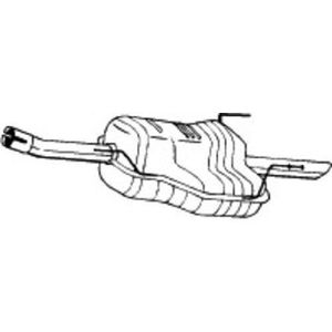 INTERCOM MOTO Bosal   Silencieux arrière - 185-481