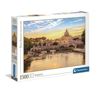 PUZZLE Puzzle 1500 pièces - Rome - CLEMENTONI - Dimensions 84,3 x 59,2 cm - Images captivantes et matériaux résistants