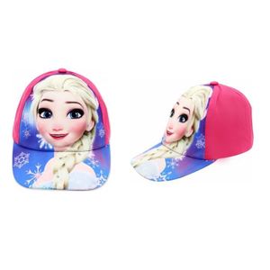 Casquette Enfant Fille La Reine des neiges Frozen Disney Elsa Rose et Bleu de 3 à 9ans 