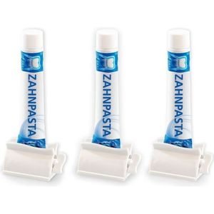 Support pratique pour tube de dentifrice En métal Banane Lot de 3 presse-tube en acier inoxydable 